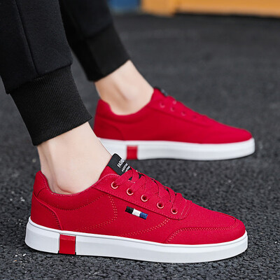 

2019 new summer net red shoes mens casual shoes red mens shoes wild spirit social group tide shoes
