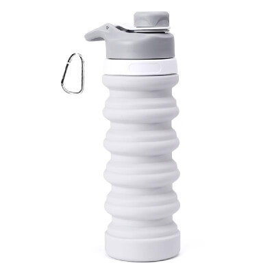 

Collapsible Water Bottle Food-Grade Silicone FDA Approved Leak Proof Travel Climbing Biking Foldable Soft Sports Water Bottle