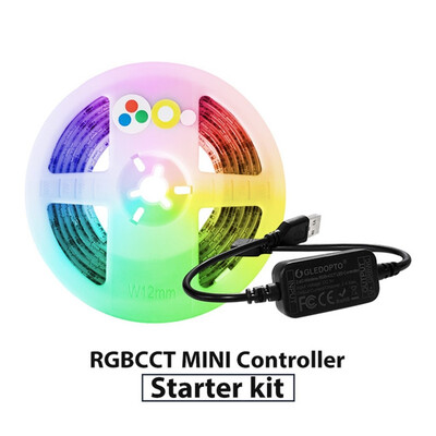 

〖Follure〗2M Intelligent LED5V ZigBee MINI RGBCCT LED Stripe Light Controller Set