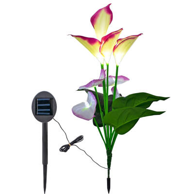 

Solar LED Calla Lily Light Outdoor Waterproof Garden Lawn Decorative Lamp