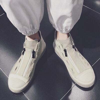 

Mens shoes fall 2019 New casual shoes Korean fashion net-red lazy shoes Mens shoes with summer cloth