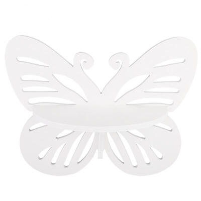 

Greensen Butterfly Shape Storage Rack Wall Shelf Rural Style Home Decoration