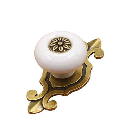 

Single Hole Colorful Ceramics Round Handles Pull Knobs for Cabinet Cupboard Wardrobe Drawer Closet Door