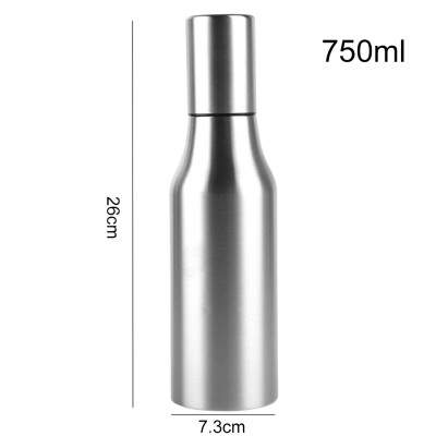 

Stainless Steel Oil Bottle Leakproof Dustproof Oil Bottle With Lid Large Capacity Soy Sauce Bottle For Kitchen Cooking European