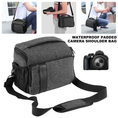 

Camera Messenger Bag Anti-Shock with Waterproof Rain Cover for SLRDSLR Lens Camera Accessories