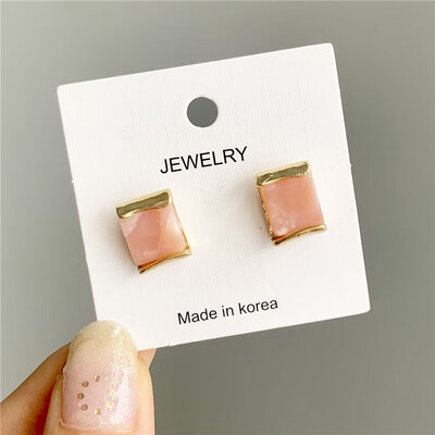 

Earrings 2018 new brand design hollow flower earrings generous minimalist variety of Korean earrings for women