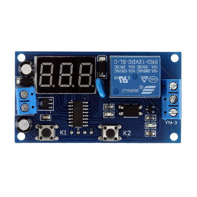 

Widely Use Mini Size Control Delay Time Module Switch Control Relay Cycle Timer DC 12V for Motor Bulb Led Light String Mini Pump