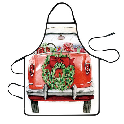 

Siaonvr Christmas Decoration Waterproof Apron Kitchen Aprons Dinner Party Apron