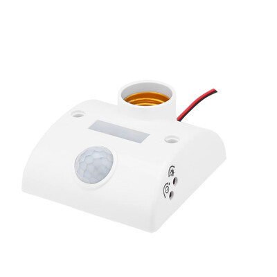

〖Follure〗Human Body Infrared Sensor Lamp Holder Bulb Type 86 E27 Screw 220V