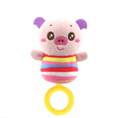 

Tailored Newborn Baby Infant Animal Soft Rattles Teether Hanging Bell Plush Bebe Toys