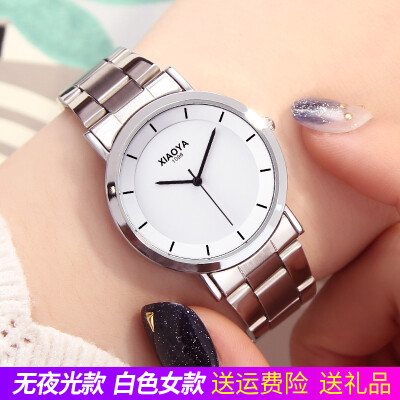 

Mens watch waterproof fashion trend Korean version of the simple casual atmosphere student couple quartz female watch