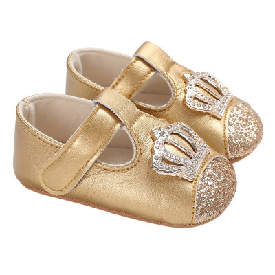 

Baby Infant Kids Girl Leather Soft Sole Crib Toddler Newborn Shoes