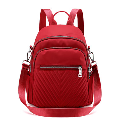 

Casual double-shoulder bag womens car fashion small backpack light large-capacity large-capacity canvas bag women