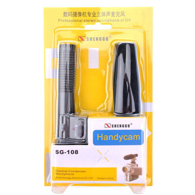 

Professional Stereo Electret Condenser Microphone for 35mm Mic Digital Camera DSLR DV Handycam Camcorder SG-108