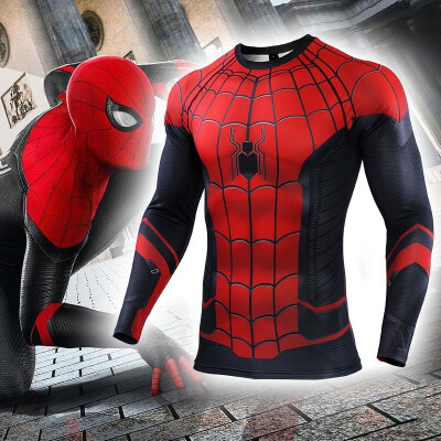 

Spiderman 2 tights hero expedition Dutch brother with the surrounding COS clothing Avengers League 4 Marvel T-shirt Long