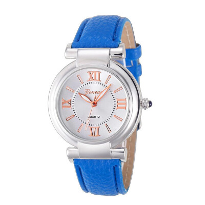 

207 Geneva belt watch Roman digital fashion decoration simple quartz watch