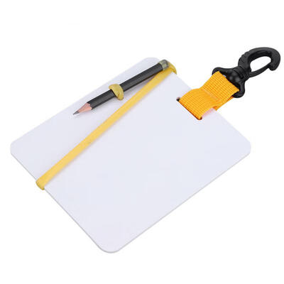 

Greensen Underwater Writing Slate Board with Swivel Clip&Pencil for Water Sports Diving Swimming