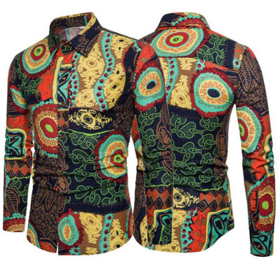 

Fashion Mens Summer Casual Dress Shirt Mens Floral Short Sleeve Shirts Tops