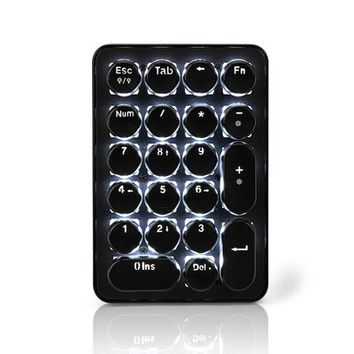 

Ajazz AK21 Wired Game Mechanical Single-hand 21-key Green Axis Mini Keyboard Keypad Detachable Keycap Type-C USB Port for Gaming W