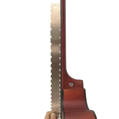 

Guitar Neck Notched Ruler Stainless Steel Guitar Neck Notched Straight Edge Luthiers Tool