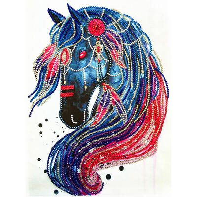 

5D DIY Special-shaped Diamond Painting Horse Cross Stitch Craft Embroidery