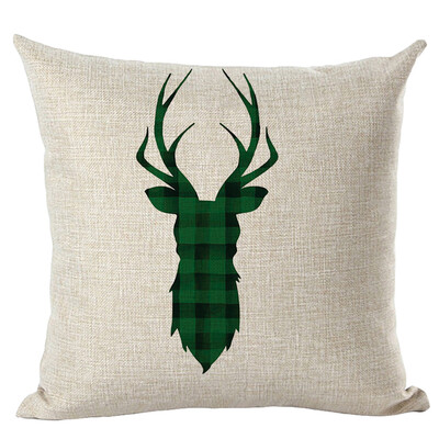 

Tailored Merry Christmas Pillow Cases Linen Sofa Cushion Cover Home Decor Pillow Core