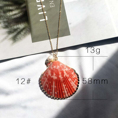 

Fashion 1PC Conch Cowrie Shell Pendant Choker Necklace for Women Gold Color Chain Choker Necklace Beach Coin Long Collier
