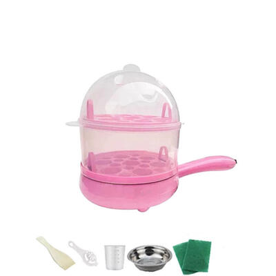 

Multifunctional Non-stick Electric Frying Pan Double Layers Egg Boilers Steamer 350W 220V