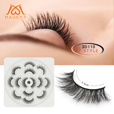 

〖Follure〗7Pair Luxury 3D False Lashes Fluffy Strip Eyelashes Long Natural Party