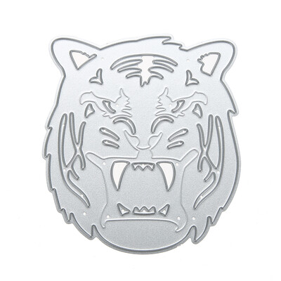 

DIY Tiger Head Cutting Dies Stencil Scrapbooking Decorative Template Craft