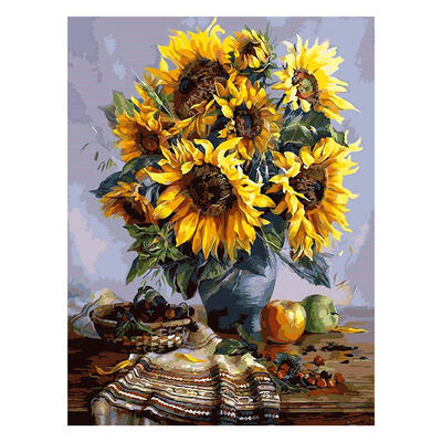

5D DIY Full Drill Diamond Painting Sunflower Cross Stitch Embroidery Mosaic