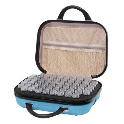

132 Bottles Diamond Painting Storage Box Bead Container Embroidery Handbag