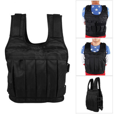 

Greensen Oxford Cloth Heavy Duty 50KG Weighted Vest Strength Training Jacket for Workout Fitness