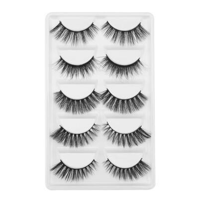 

5 Pairs 3D Natural False Eyelashes Mink Lashes Eyelash Beauty Makeup Tools