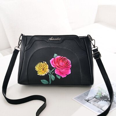 

10 pieces from the batch middle-aged female bag mother bag new embossed bag lady simple shoulder Messenger bag small bag