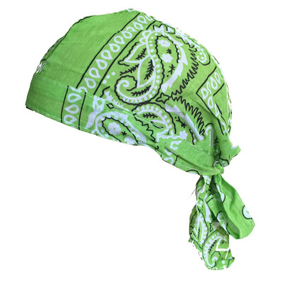 

9 Colors Unisex Paisley Print Bandana Scarf Sports Cotton Durag Motorcycle Cycling Cap