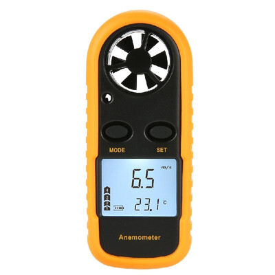 

Mini LCD Digital Anemometer Wind Speed Air Velocity Temperature Measuring with Backlight