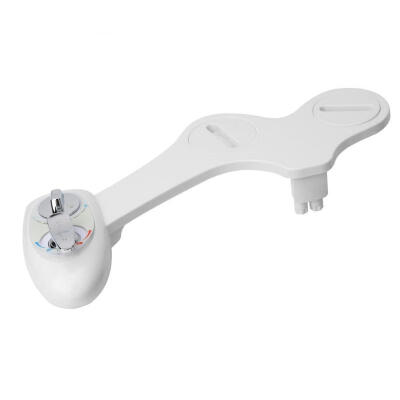 

Greensen Toilet Bidet Hot Cold Water Double Nozzle Toilet Seat Attachment Women Self Cleaning Set