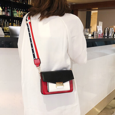 

Qiao Bani 2019 new fashion trend European&American style wild hit color bag shoulder diagonal female bag cross-border exclusive