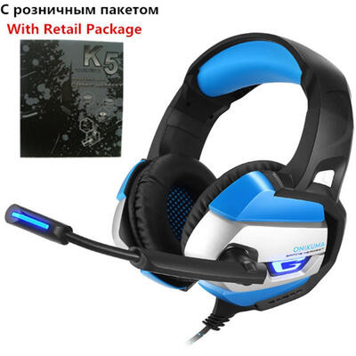 

ONIKUMA K5 Headset With Microphone Wired Gaming Headset Esports Headphones