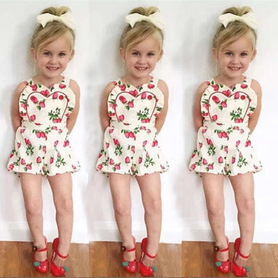 

Cotton Newborn Baby Kids Girls Clothes Bodysuit Romper Jumpsuit Playsuit Outfits