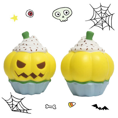 

Siaonvr Pumpkin Ice Cream Squeeze Toy Slow Rising Cream Scented Stress Reliever Toy
