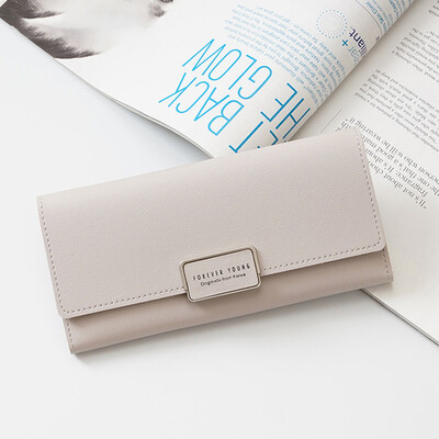 

Tailored Women Wallet Small Zipper Multi Card Position Leather Coin Purse Card Holder BK