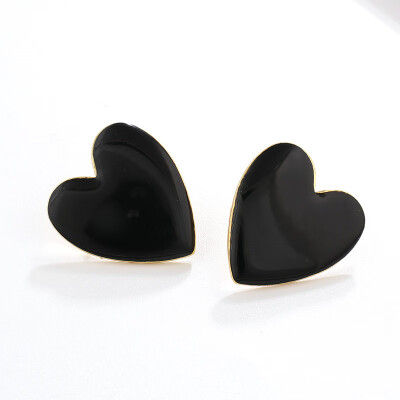 

Flashbuy Trendy Metal Heart Drop Earrings for Women Fashion Colour Oil Stud Alloy Statement Earrings Jewelry Fashion Pendientes