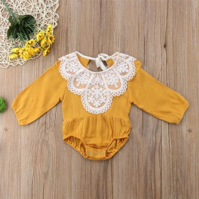 

Newborn Toddler Infant Baby Girls Lace Romper Bodysuit Jumpsuit Outfits Clothes