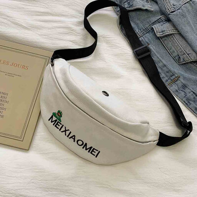 

Tailored Women 2019 New Fashion Pockets Simple Shoulder Bag Chest Bag Casual Waist Pack