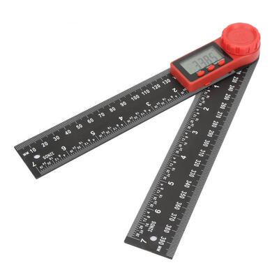 

Greensen Carbon Fibre Multi-function Angle Finder Digital Protractor Ruler 360 Degrees 200mm
