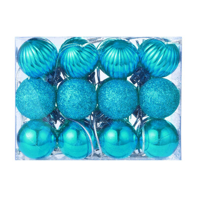 

Siaonvr 24Pcs 30mm Christmas Xmas Tree Ball Bauble Hanging Home Party Ornament Decor