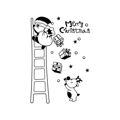 

Tailored Wall Window Stickers Santa Claus Christmas Xmas Vinyl Art Decoration Decals