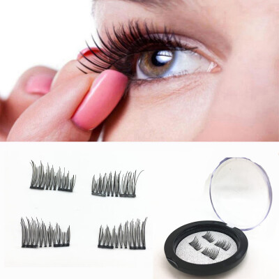 

〖Follure〗1 Pair 3D Magnetic False Eyelashes Lashes Reusable False Magnet